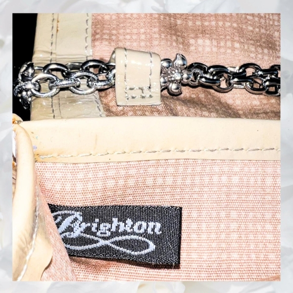 Brighton Pink and Tan Tweed Clutch